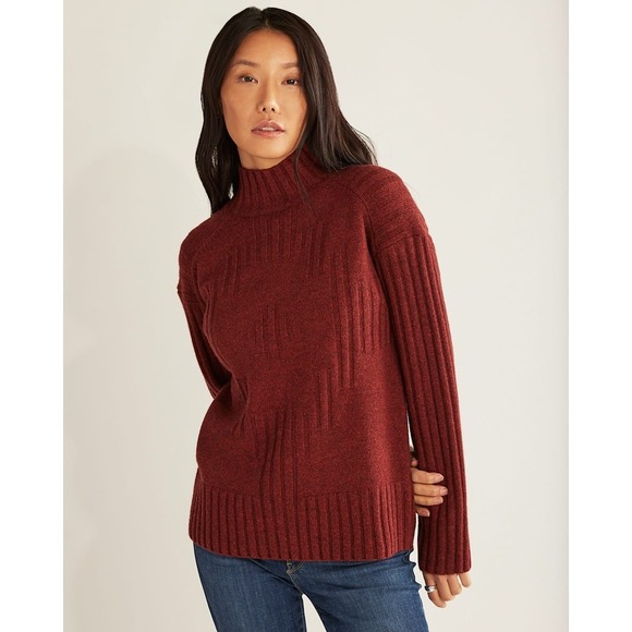 Pendleton WOMEN'S OVERSIZED MOCKNECK PULLOVER *NWT* - Picture 1 of 7